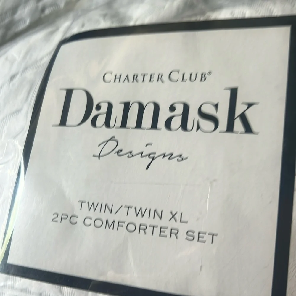 charter club damask twin comforter set lace Middleton